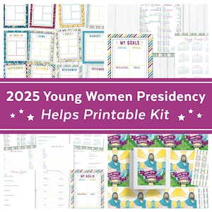 2025 LDS Young Women Presidency Kit | Look Unto Christ | Doctrine and Covenants 6:36 | LDS Youth Theme 2025