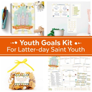 Youth Goals Kit for LDS Youth Primary Children
