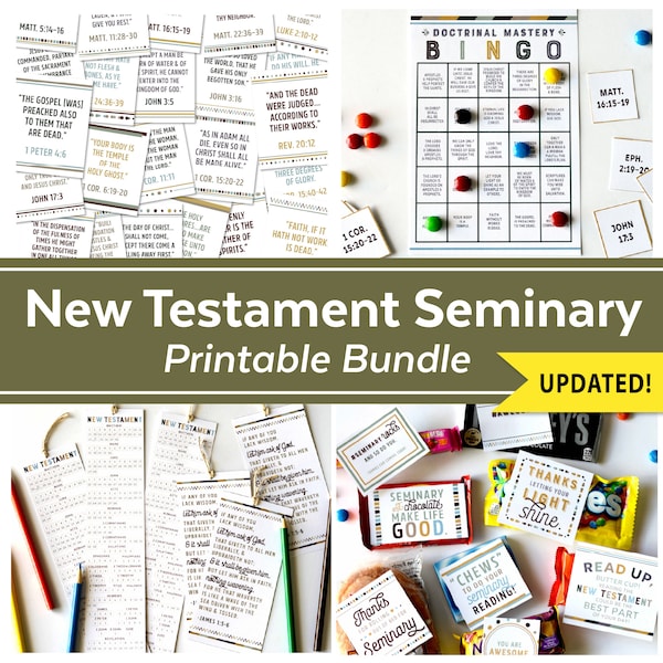 New Testament Complete Seminary Printable Kit