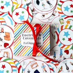 Doctrine and Covenants Matching Game {Spot It Style} | LDS Games Activities | 2025 Come Follow Me Primary
