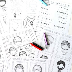 New Testament Coloring & Activity Kit for Kids
