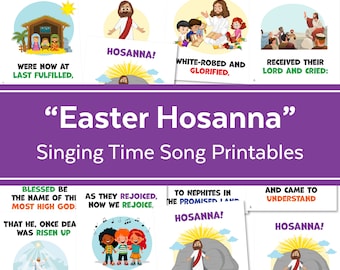Ostern Hosianna | Singzeit Flipchart für LDS Primarvereinigung Komm, folge mir nach