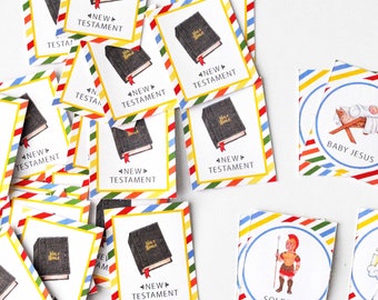 New Testament Memory Printable Game | Bible Game for Kids