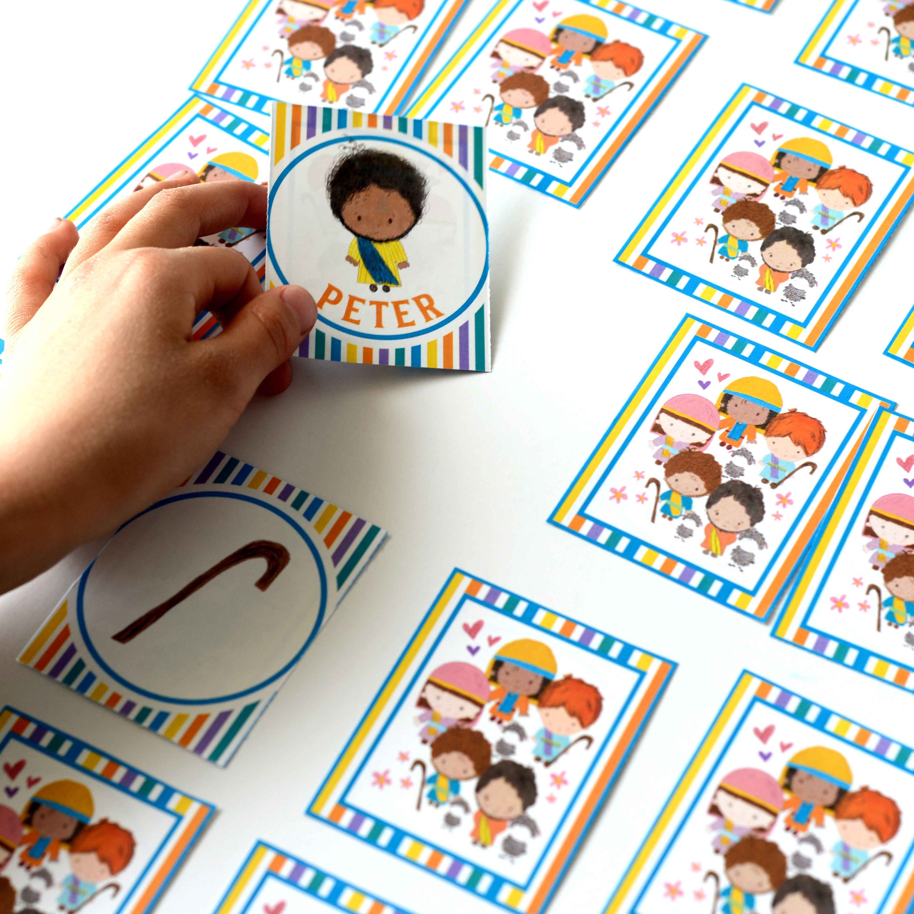 New Testament Memory Printable Game | Bible Game for Kids