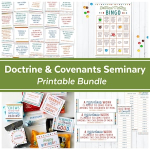 Doctrine & Covenants LDS Seminary Printable Bundle