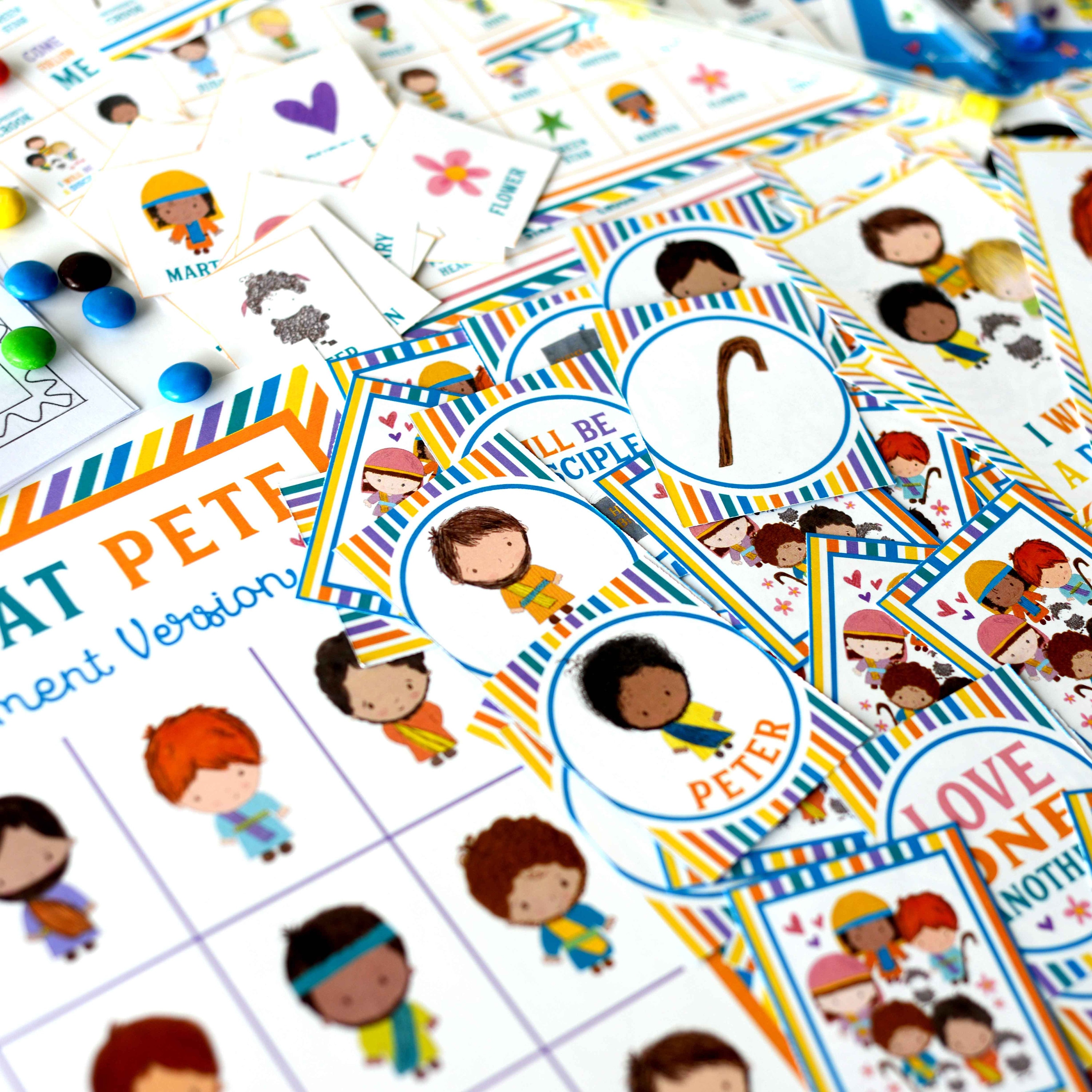 New Testament Printable Games & Activities Kit Bible Games for Kids ...