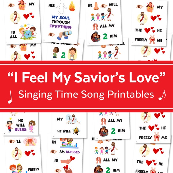 I Feel My Savior's Love Singing Time Flipchart for Primary Come, Follow Me