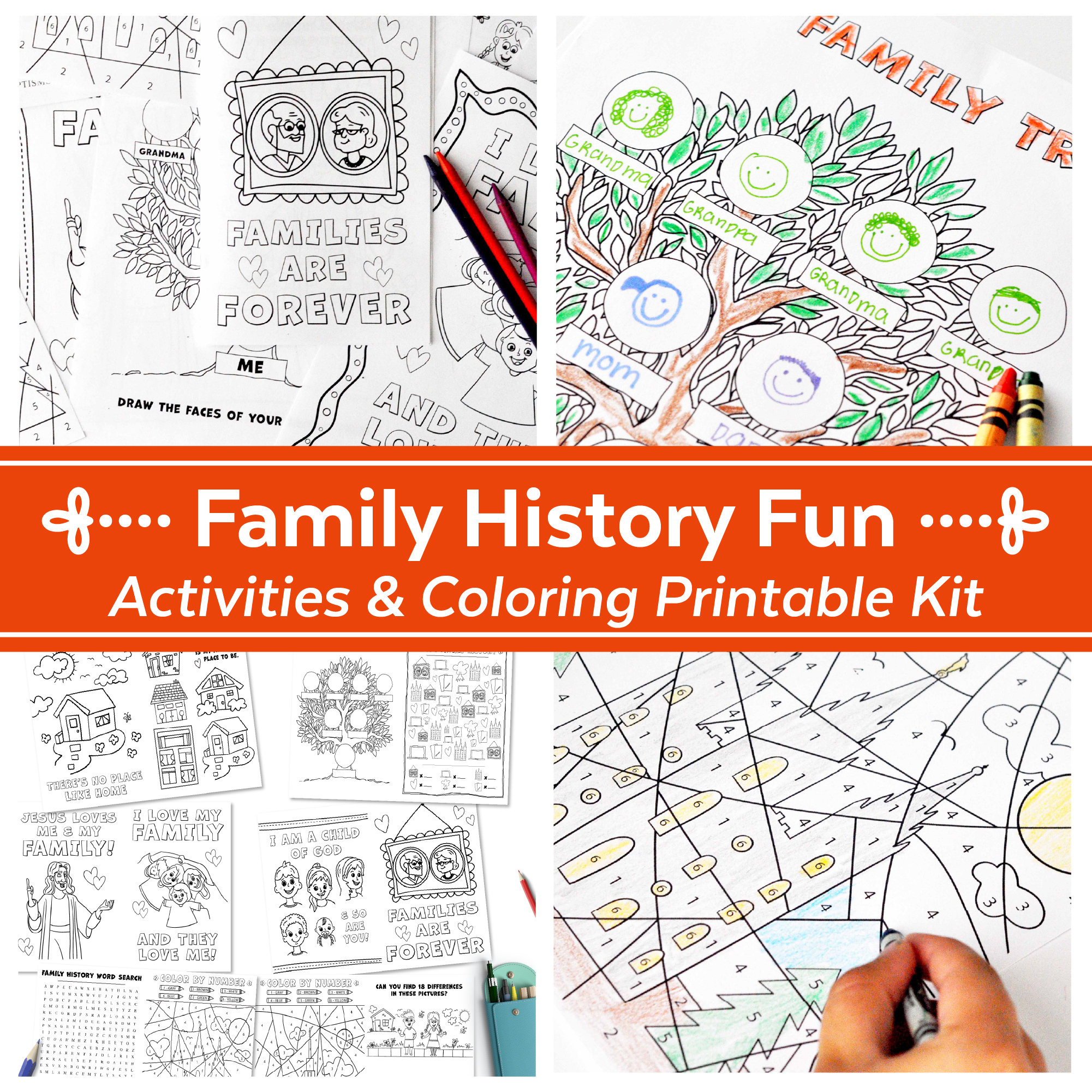 7 Generation Editable Family History Book Template Ancestry Book