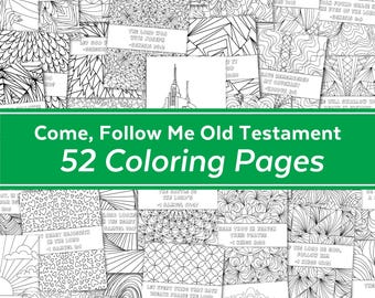 2026 Come, Follow Me: Old Testament Coloring Pages (Digital Download)