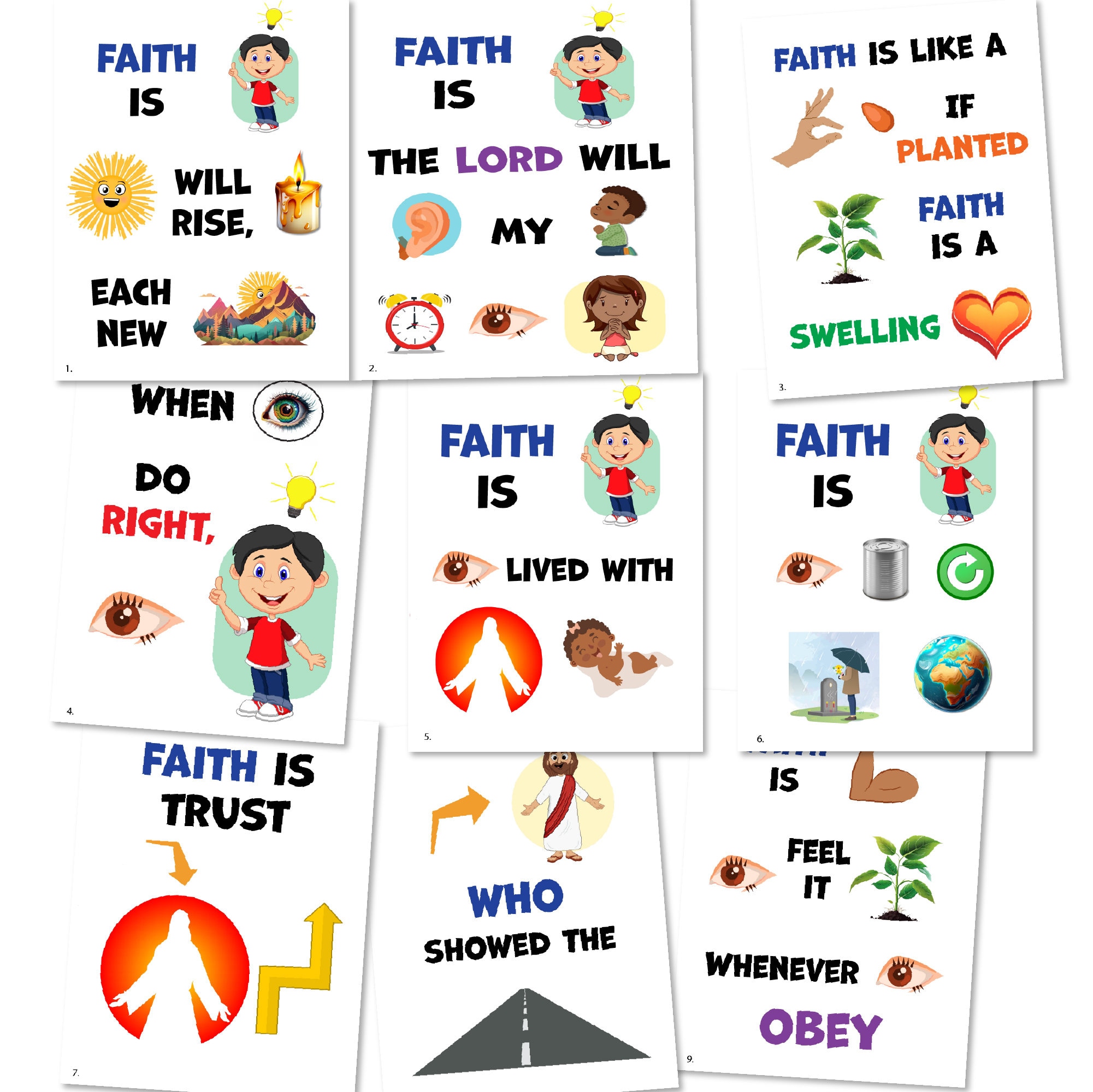 Faith Primary Song Chart April 2023 LDS Singing Time Singing Time Flipchart for Primary Come 