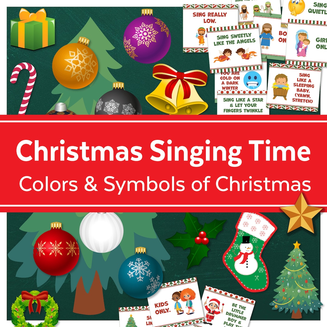 Christmas LDS Primary Music Games | December Christmas Singing Time ...