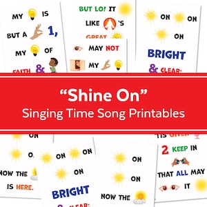 Shine On | Singing Time Flipchart for LDS Primary