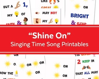 Shine On | Singing Time Flipchart for LDS Primary