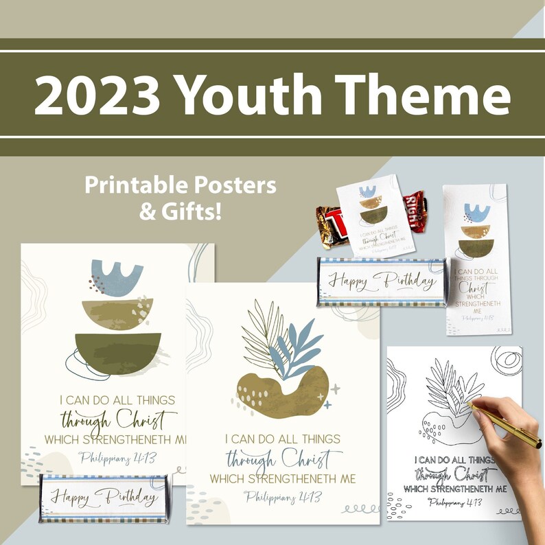 2023 Youth Theme 2023 LDS Youth Theme Posters 2023 LDS Etsy Singapore