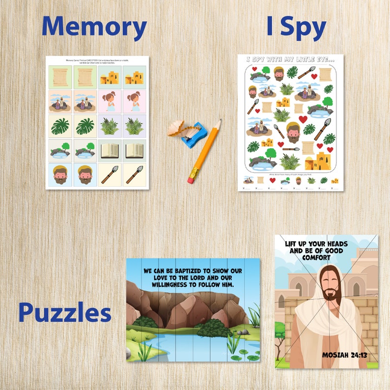 Alma Book of Mormon Activity Bundle for Kids 37 LDS Come Follow Me