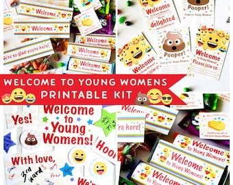 Welcome to Young Womens Printable Kit | Welcome Kit of Latter-day Saint Young Women