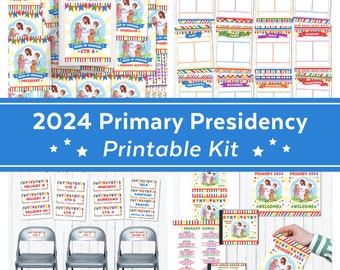 Présidence Primaire 2024 | Classeur primaire, couverture du classeur primaire, bulletin d’information primaire, Livre de Mormon, LDS Primaire 2024