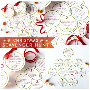 Christmas Scavenger Hunt Printable Game | Holiday Activity for Kids | Christmas Game
