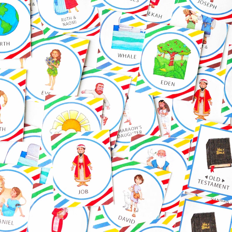 Old Testament Memory Printable Game LDS Primary Games Helps Etsy