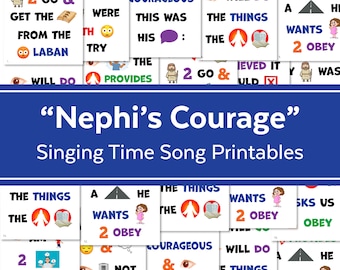 Nephi's Courage | Singing Time Flipchart for LDS Primary Come, Follow Me