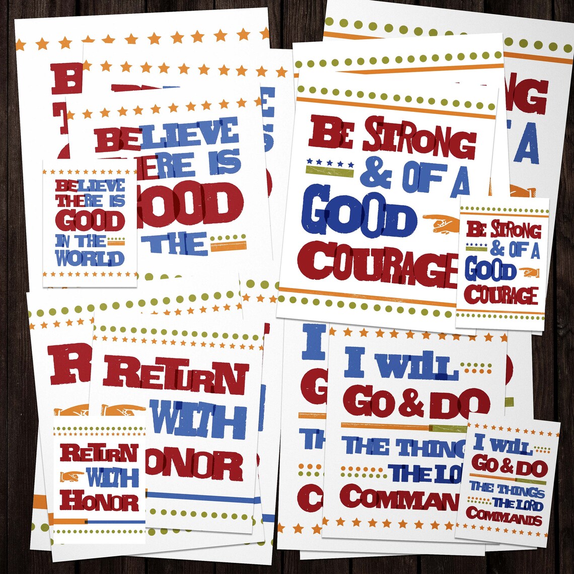 LDS Missionary Printable Bundle Inspirational Poster Bundle - Etsy