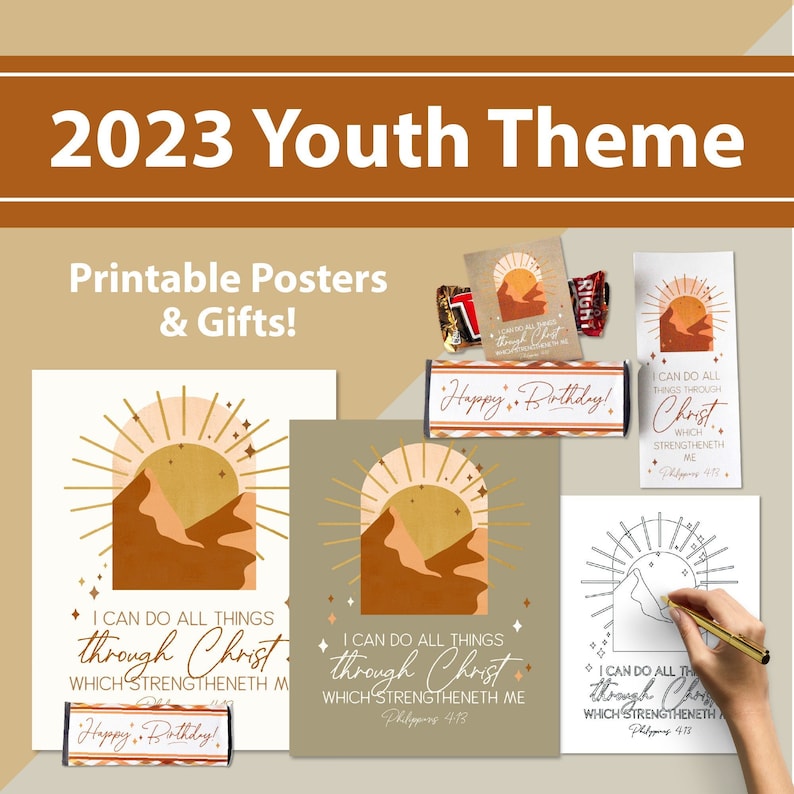 2023 Youth Theme 2023 LDS Youth Theme Posters and Gifts Etsy India