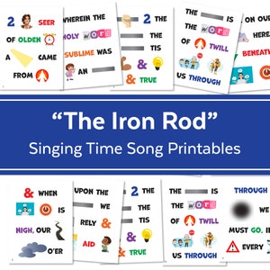 The Iron Rod LDS Primary Song | Singing Time Flipchart for LDS Primary Come, Follow Me