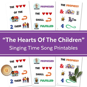 „Die Herzen der Kinder“ – Singstunden-Vorlagen zum Ausdrucken – LDS-Primarstufe – Flipchart – Liedhilfen – Chorleiter-Visualisierungen – Kirchenmusik-Aktivität für Kinder