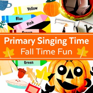 Fall Halloween LDS Singing Time Games Kit (PDF)