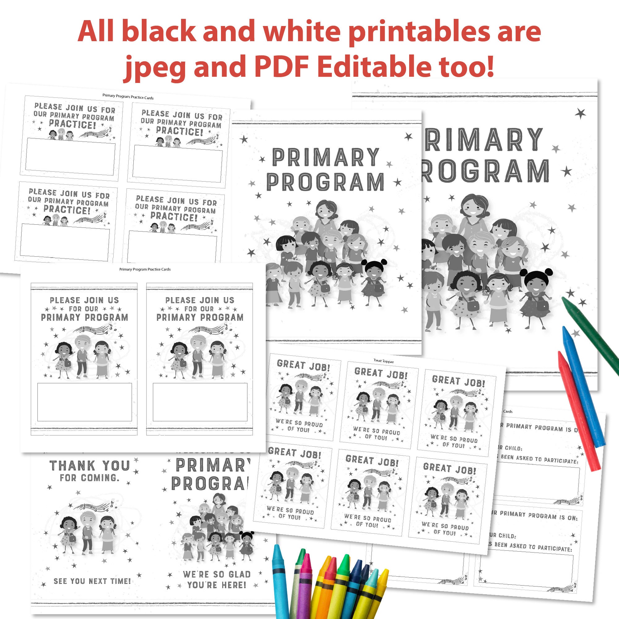 LDS Primary Program Kit Primary Sacrament Presentation Kit Etsy