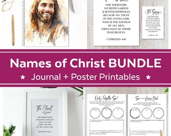Paquete de revista y pósteres de los Nombres de Cristo (PDF)