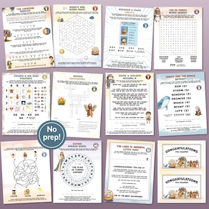 Old Testament Adventure Game Bible Story Escape Room Printable Sunday School Activity Church Youth Group Event Family Scripture Night Noah Ark Moses Journey Daniel Lion Den Challenge Esther Bible Lesson Interactive Christian Education