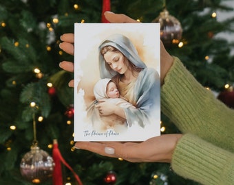 Mary and Baby Jesus Print: Christmas Nativity Art (Digital Download)