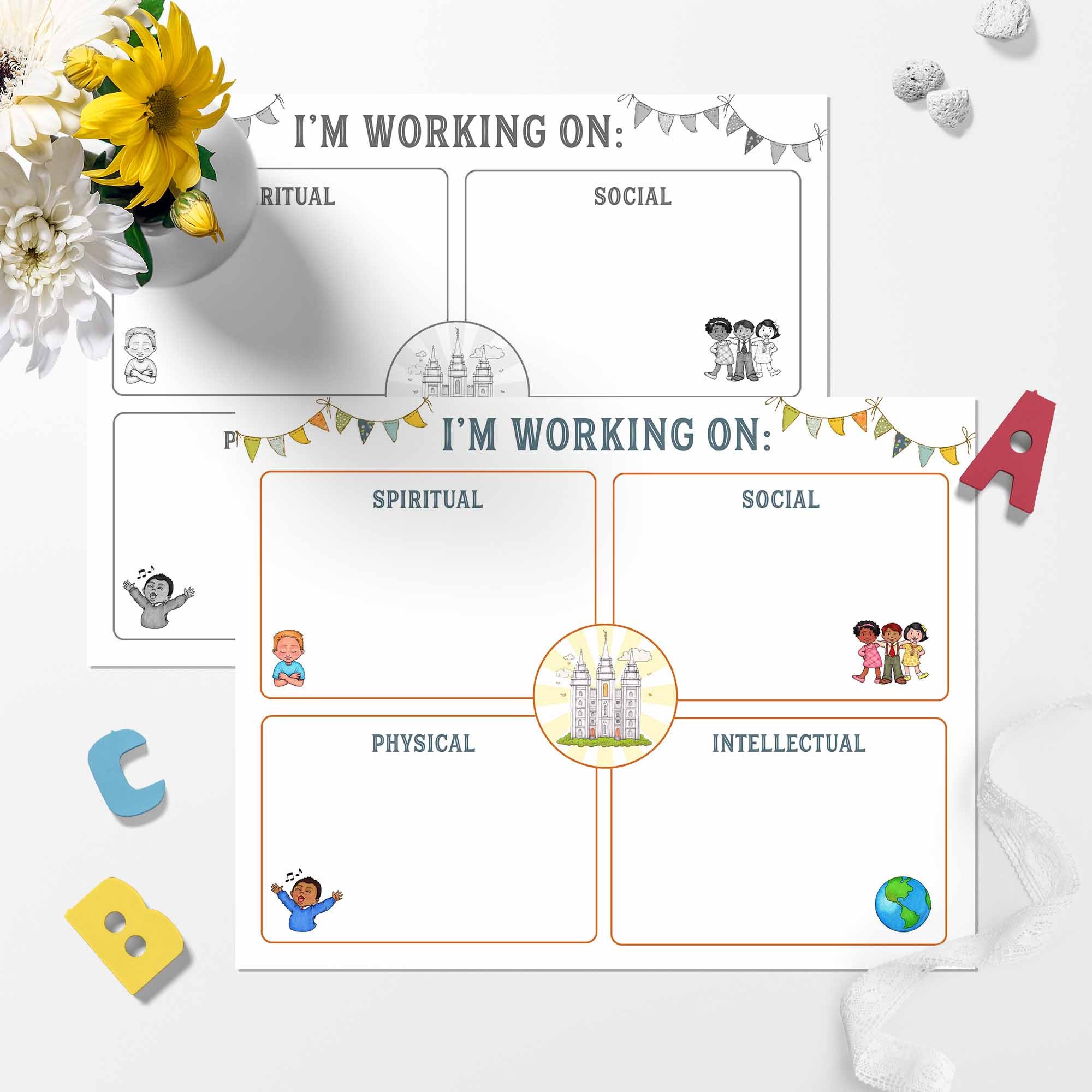 Youth Goals Kit for LDS Youth Primary Children - Etsy