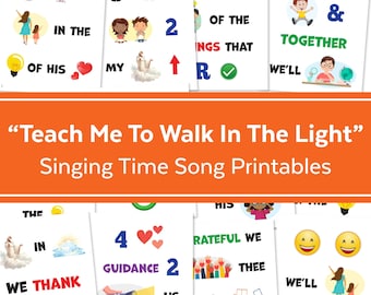 Teach Me To Walk In The Light Flipchart - LDS Primary Singing Time (Digital Download)