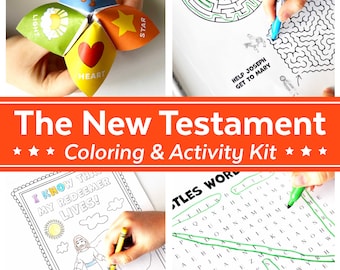 New Testament Coloring & Activity Kit for Kids