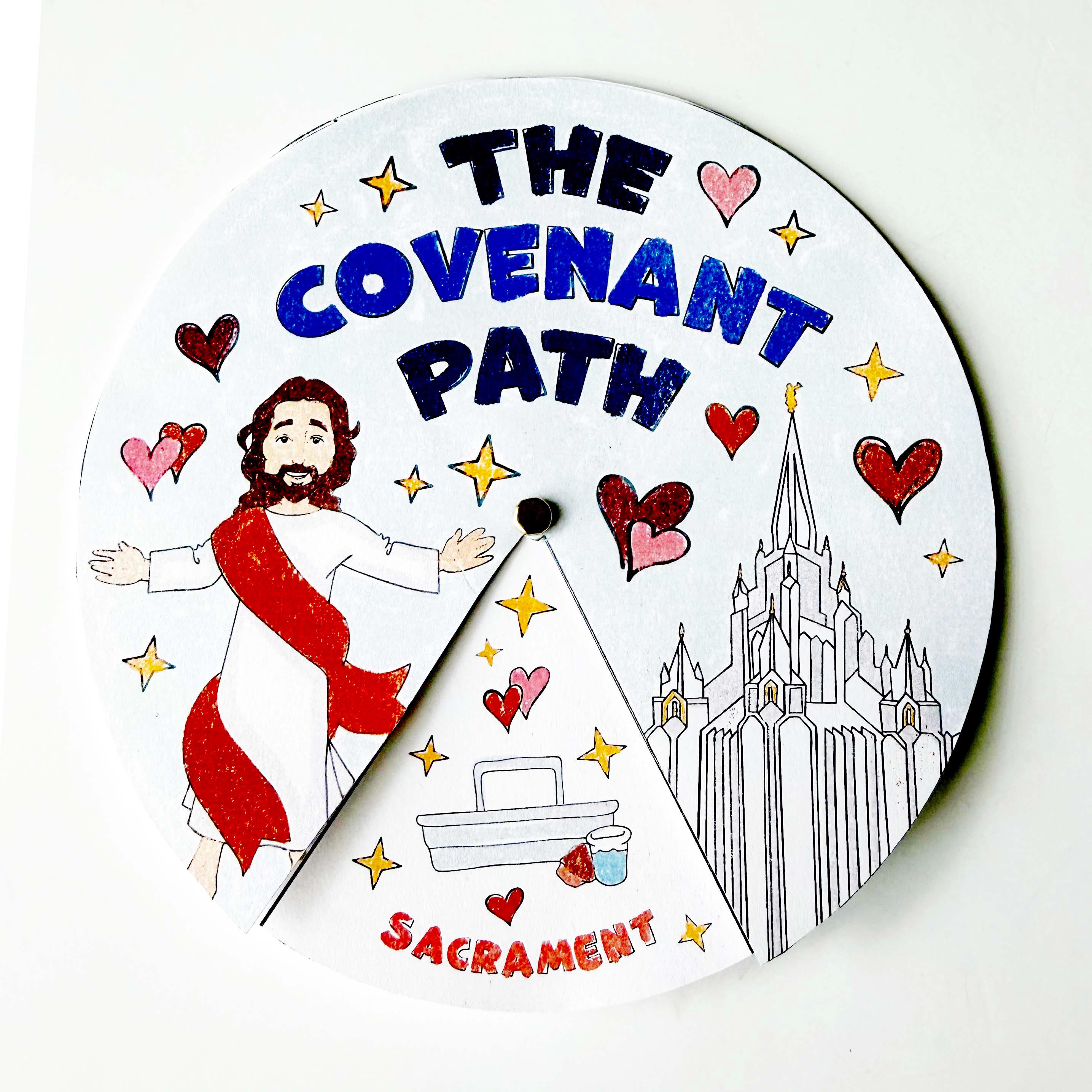 The Covenant Path Activity Wheel - LDS Primary Craft (PDF) - Etsy