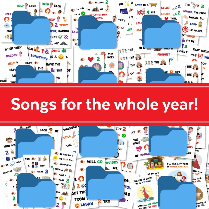 2024 Primary Singing Time Song Charts Primary Singing Time Visuals