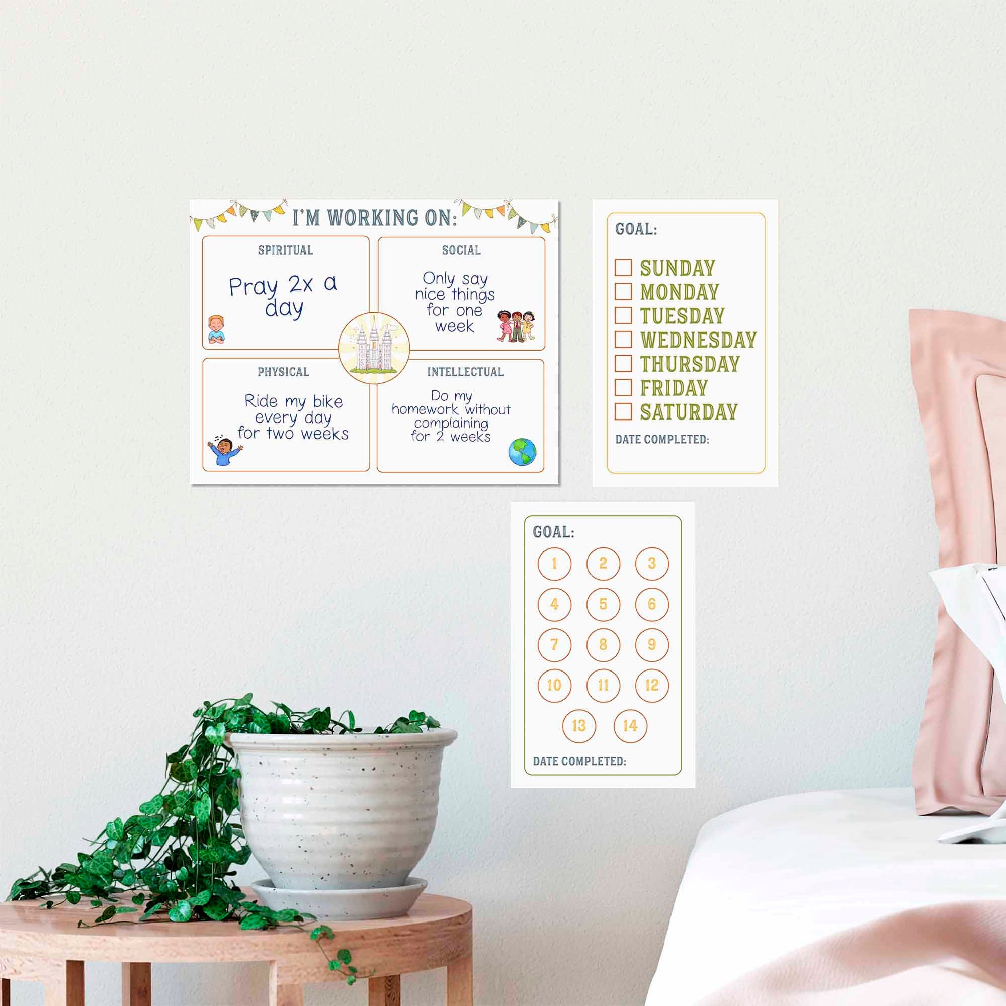 Youth Goals Kit for LDS Youth Primary Children - Etsy