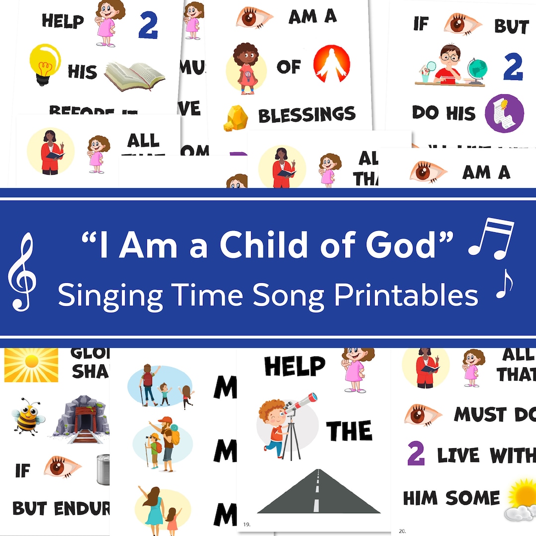 I Am A Child Of God Singing Time Flipchart For Primary Come Follow Me i-am-a-child-of-god-singing-time-flipchart-for-primary-come-follow-me