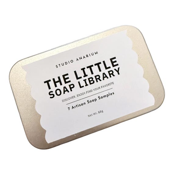 The Little Soap Library - 7 Artisan Soap Samples