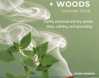Incense Sticks - | Patchouli + Woods