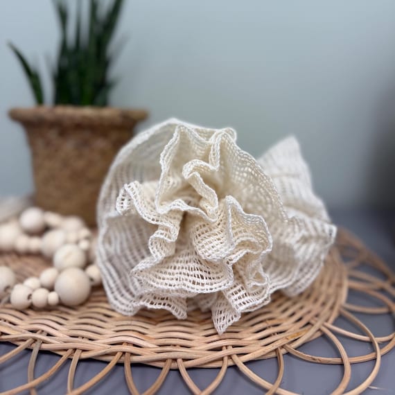 Natural Ramie Bath Pouf