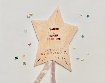 You Are A Shining Light – Happy Birthday Card