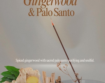 Incense Sticks -  | Gingerwood + Palo Santo