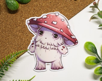 Mushroom Fairy Vinyl Sticker