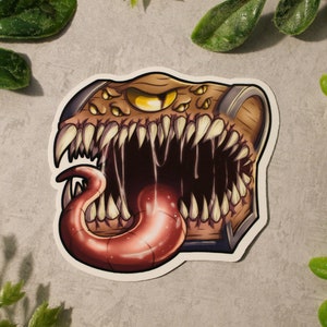 Nabootsing Schatkist Dungeon Monster Vinyl Sticker