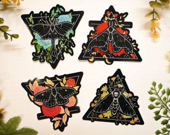 Elemental Moth Stickers