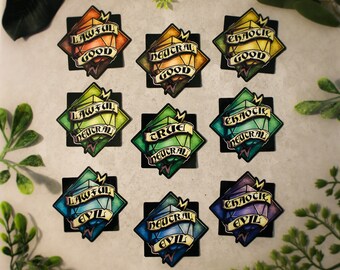 RPG Alignment Stickers