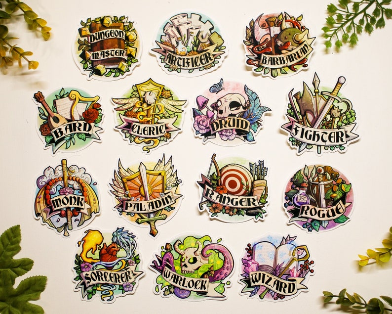 096 Full Classification Sticker Class Sticker Full Set Individual Class Stickers - Etsy